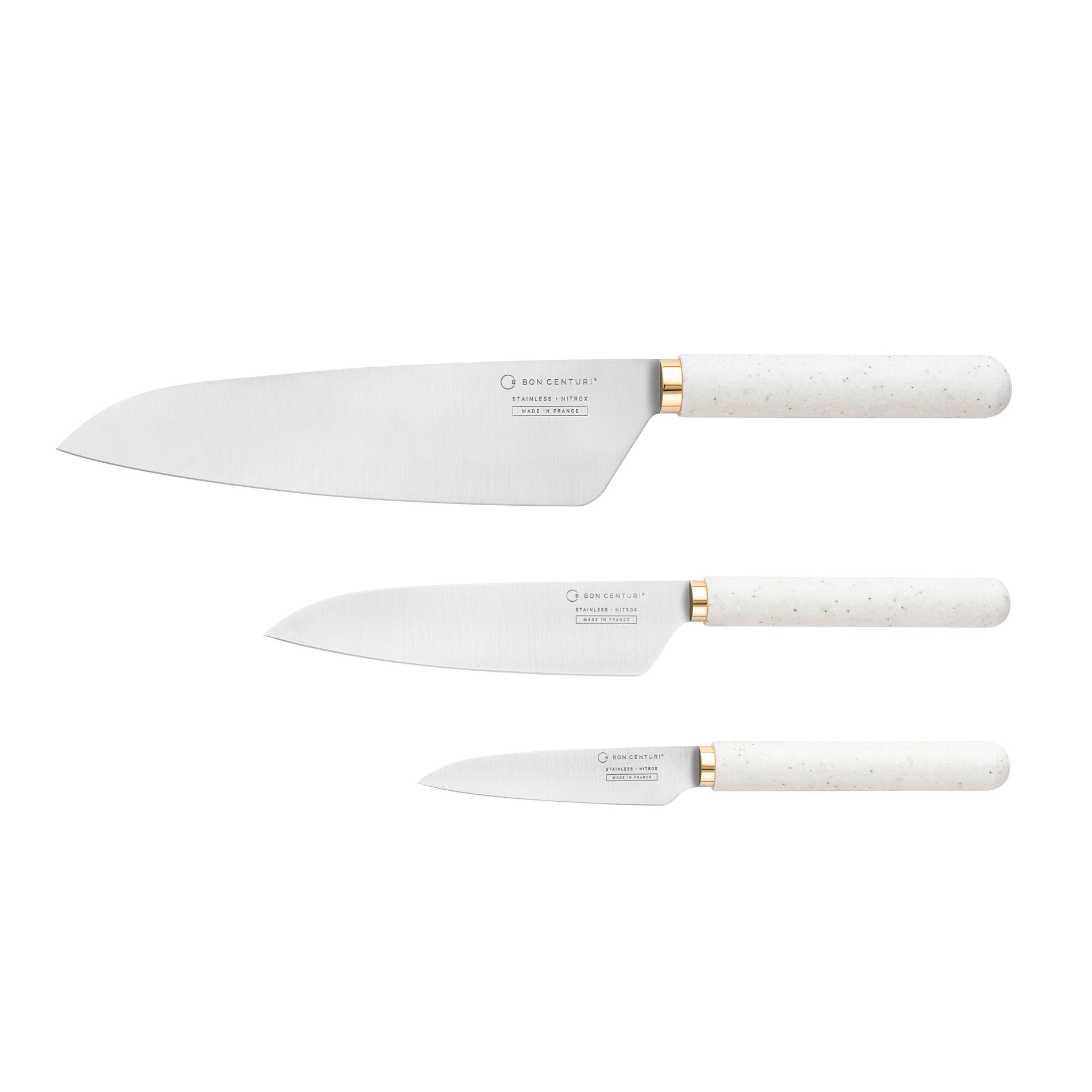 Discontinued 6 piece White Marble Steak Knife Set